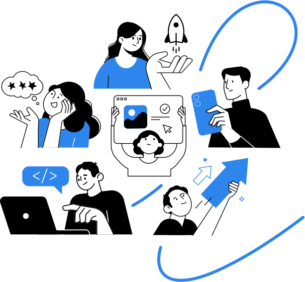 Astronaut in the air